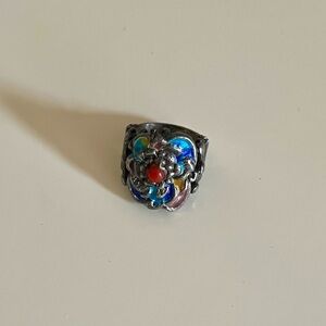 multi color flower ring!